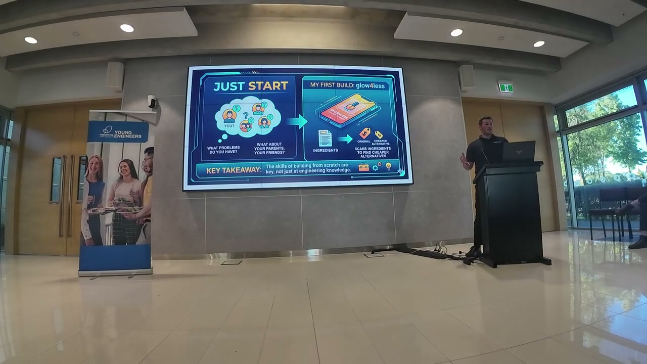 Slide titled 'Just Start' with action steps and first 90 days plan